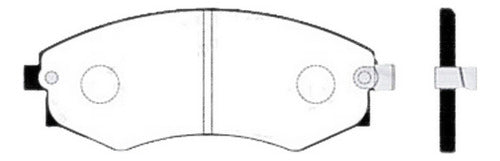 Pastilla Freno Delantero Ssangyong Musso 2.9 Om662 1996 1998