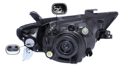 Optico Mitsubishi L200 2006 2013 Derecho + Izquierdo