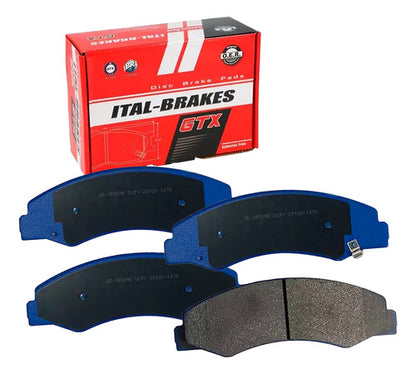 Kit Pastillas Delanteras + Traseras Freno Gtx Foton Ft Crew 2023 2024