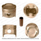 Juego Pistones Mazda Starex 2.5 1988 1990