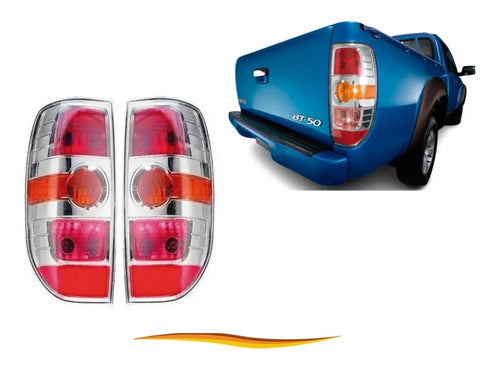 Foco Farol Trasero Mazda Bt50 2009 2013 Par