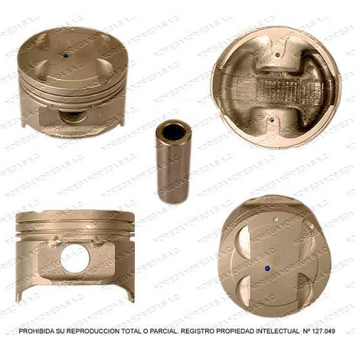 Juego Pistones Mazda H100 2.5 1995
