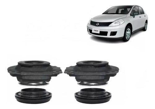 Cazoleta Delantero + Rodamiento Nissan Tiida 2006 2014 Par