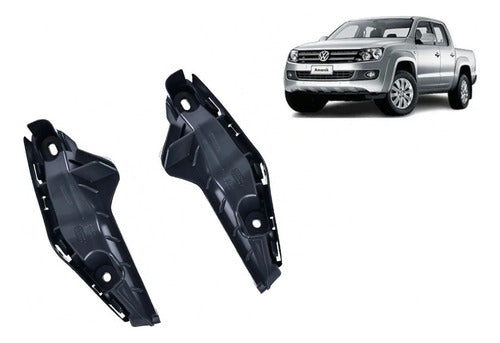Mensula Parachoque Delantero Volkswagen Amarok 2010 2017 Par