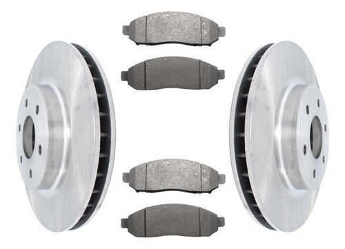 Par Disco Freno Delantero Nissan Navara 2007 2014 + Pastilla