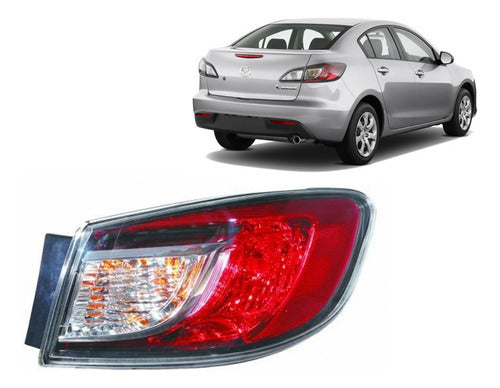Farol Exterior Trasero Mazda 3 2010 2014 Derecho