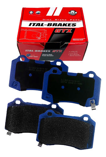 Kit Pastillas Delanteras + Traseras Freno Gtx Jeep Grand Cherokee 2012 2019