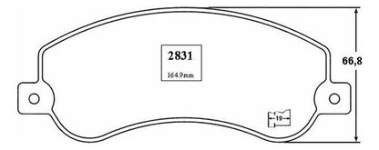 Pastilla Freno Delantero Volkswagen Amarok 2.0 2010