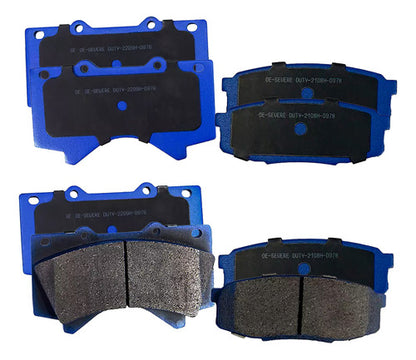 Kit Pastillas Delanteras + Traseras Freno Gtx Toyota Land Cruiser 2007 2023