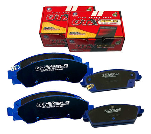 Kit Pastillas Delanteras + Traseras Freno Chevrolet Suburban 2007 2014