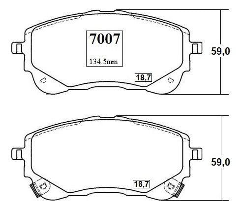 Pastilla Freno Delantero Toyota Corolla 2.0 2022