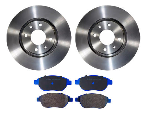 Discos Freno Con Pastilla Peugeot 207 2006 2012