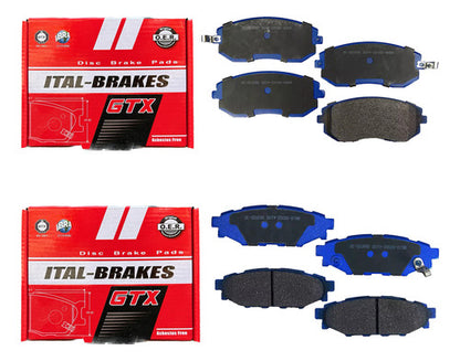 Kit Pastillas Delanteras + Traseras Freno Subaru Forester 2002 2014