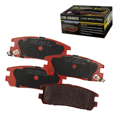 Kit Pastillas Delanteras + Traseras Freno Great Wall Wingle 5 2014 2023