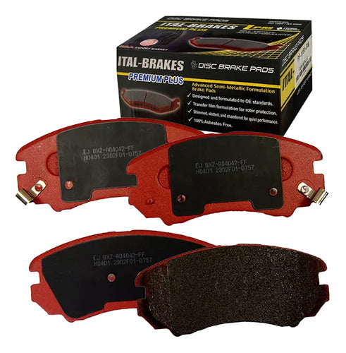 Kit Pastillas Delanteras + Traseras Freno Changan New Cs35 2023 2024