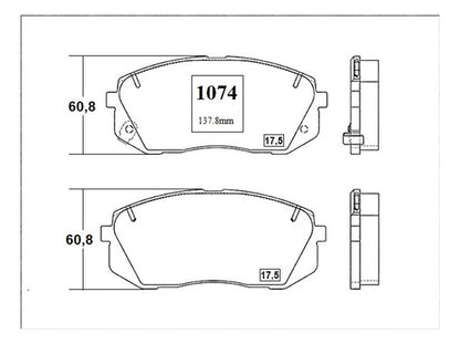 Pastilla Freno Delantero Hyundai Sonata 2.0 2018