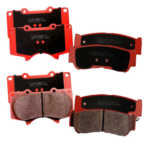 Pastilla Freno Jac T8 2019 2023 Delanteras + Traseras