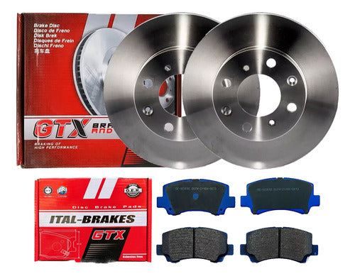 Discos Freno Con Pastilla Gtx Hafei Lobo 2007 2013