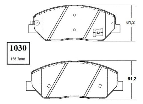 Pastilla Freno Delantero Ssangyong Rexton 2.0 2018