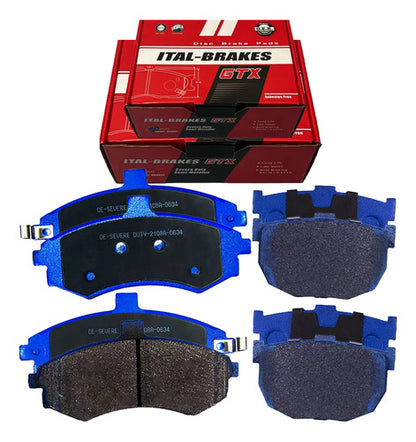 Kit Pastillas Delanteras + Traseras Freno Gtx Jac Trip 2011 2015