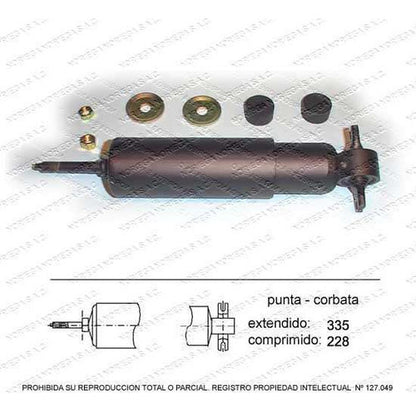 Par Amortiguador R/L Delantero Mitsubishi L200 2.4 1993 1998