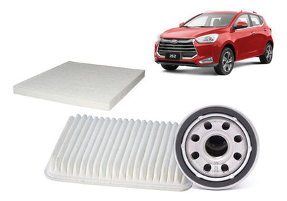 Kit Filtros Jac S1 2018 2021 Aceite Aire Polen