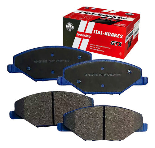 Kit Pastillas Delanteras + Traseras Freno Brilliance Frv 2012 2015