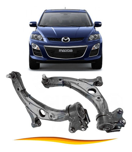 Par Bandeja Suspensión Delantera Inferior Mazda Cx7 2007 2013