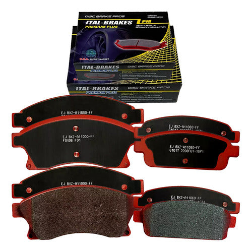 Kit Pastillas Delanteras + Traseras Freno Chevrolet Cruze 2009 2017