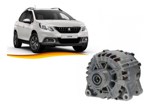Alternador Peugeot 2008 1.6 2014 - 2022 Dv6ted 16 Valv