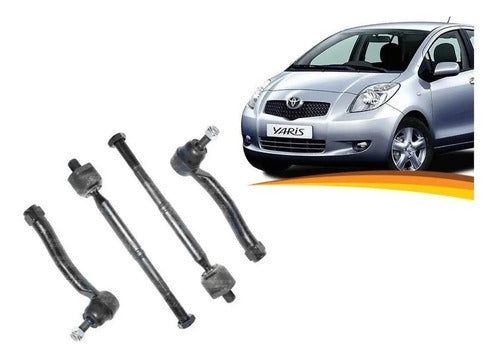 Brazo Axial Toyota Yaris 2006 2013 + Terminales Kit X 4