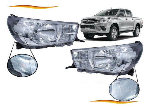 Optico Toyota Hilux Revo 2016 2020 Par