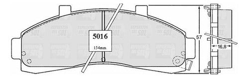 Pastilla Freno Delantero Mazda B2600 4g54 1995 2000