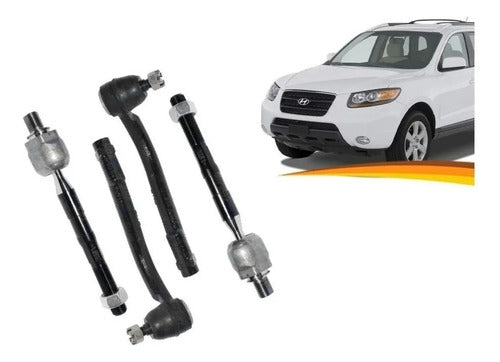 Brazo Axial + Terminales Hyundai Santa Fe 2001 2006