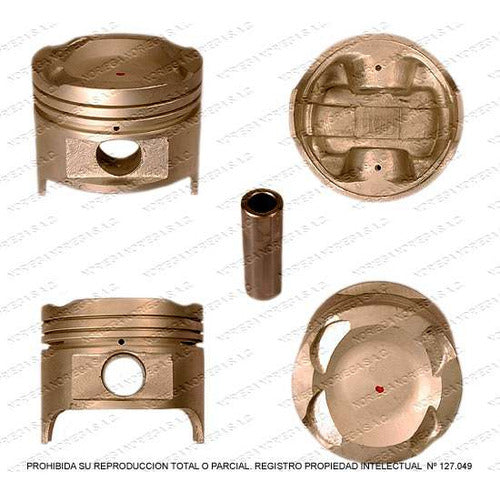 Juego Pistones Mazda Porter 2.5 1988 1990