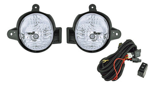 Optico + Neblinero Toyota Hilux 2012 2015 Par