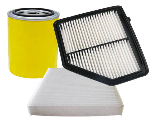 Kit Filtro Honda Hrv 1.8 2016 2024 Aceite Aire Polen