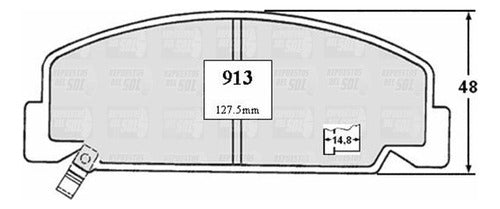 Pastilla Freno Delantero Honda Civic 1.5 1988 2001