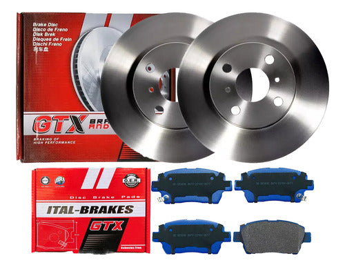 Discos Freno Con Pastilla Gtx Geely Ck 2008 2017