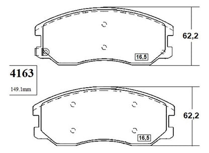Pastilla Freno Delantero Chevrolet Captiva 2.4 2007 2011