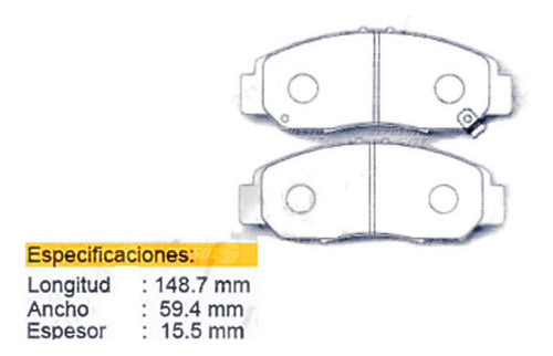 Pastilla Freno Delantero Honda Civic 1.8 R18a2 2006 2010