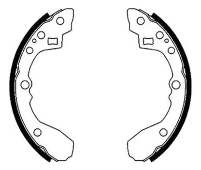Balatas Freno Trasero Kia Spectra 1.8 2000 2000