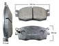 Pastilla Freno Delantero Hyundai Accent New 1.6 2006 2010