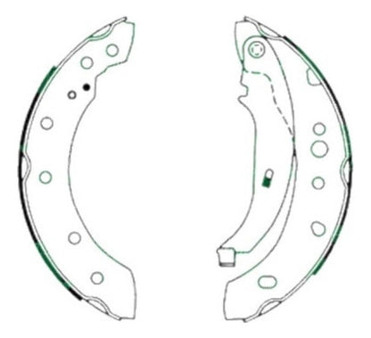 Balatas Freno Trasero Peugeot 207 1.4 2010 2011