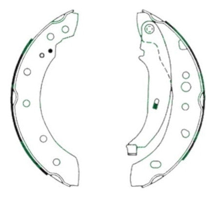 Balatas Freno Trasero Peugeot 207 1.4 2010 2011
