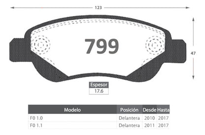Discos Freno Con Pastilla Delanteras Byd F0 2010 2017