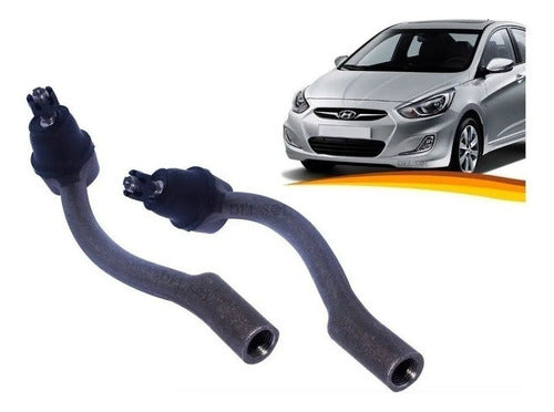 Terminal Direccion Hyundai Accent Rb 2011 2018 Par
