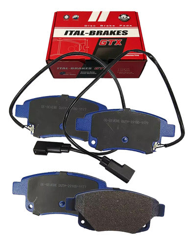Kit Pastillas Delanteras + Traseras Freno Gtx Foton Ft Crew 2023 2024