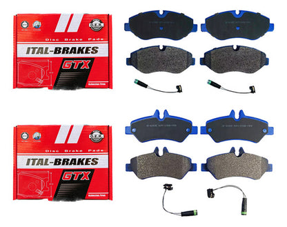 Kit Pastillas Delanteras + Traseras Freno Volkswagen Crafter 2006 2016