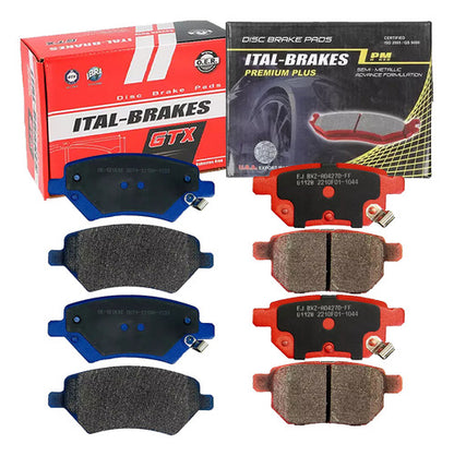 Kit Pastillas Freno Chery Tiggo 2 2017 2023 Delanteras + Traseras